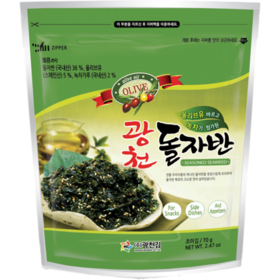 广川 橄榄油绿茶叶炒海苔70g【中】 
