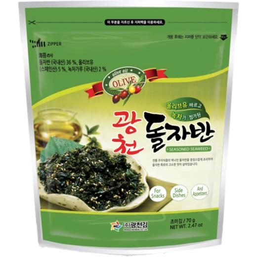 广川 橄榄油绿茶叶炒海苔70g【中】  商品图0