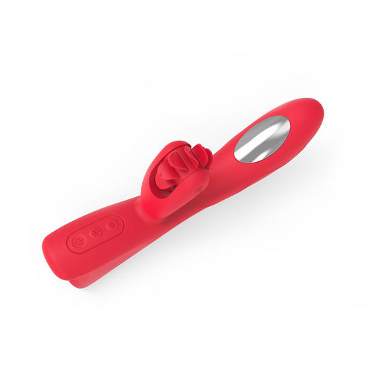 MYSG 女用自卫糕潮按摩加热震动棒子成人冰与火情趣性用品口爱红色 商品图1