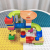 万高儿童多功能积木桌益智力玩具幼儿园宝宝大颗粒积木游戏学习桌 商品缩略图7