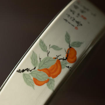 陶瓷蓄水茶盘功夫茶具金属锡盖双层壶承干泡茶台简约家用 商品图2