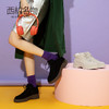 西村名物2020冬季新款ins潮绒面厚底舒适短靴老爹鞋女T29DF40181 商品缩略图1
