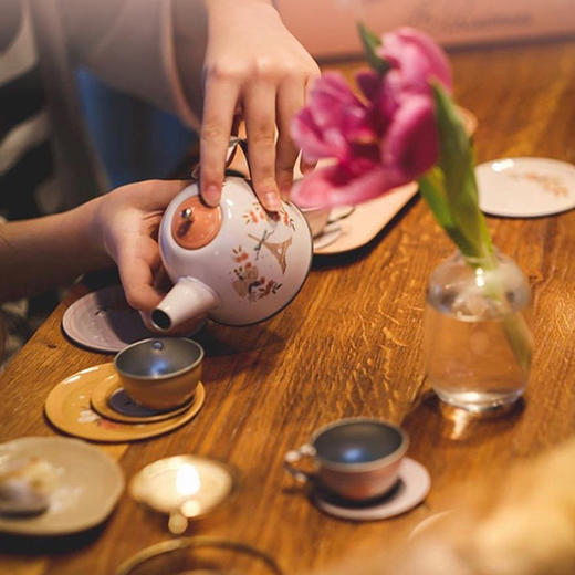 法国moulinroty巴黎女孩系列茶具手提箱 商品图3