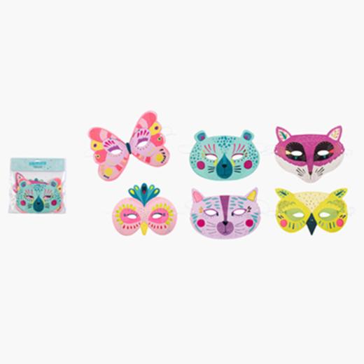 法国moulinroty摇滚乐系列6款时尚派对动物面具 商品图3