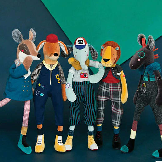 法国moulinroty摇滚乐系列玩偶 商品图0