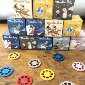 法国moulinroty投影仪手电筒补充影片3片装