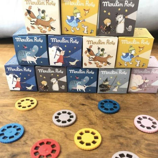 法国moulinroty投影仪手电筒补充影片3片装 商品图0