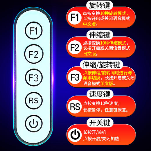 【新品】简爱小清晰伸缩旋转飞机杯智能加温发声男用飞机杯 商品图1