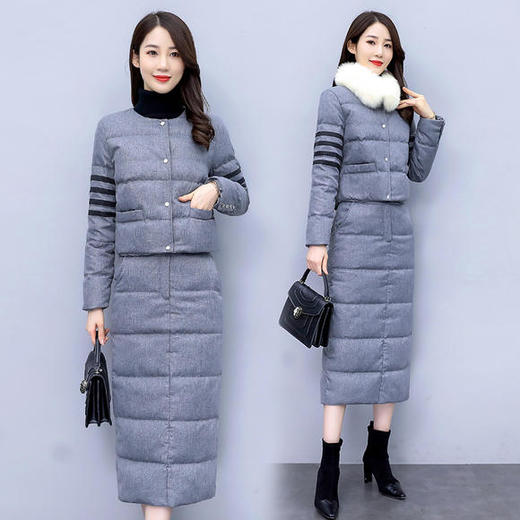 WZNH-BBL3195时尚气质套裙两件套 商品图1