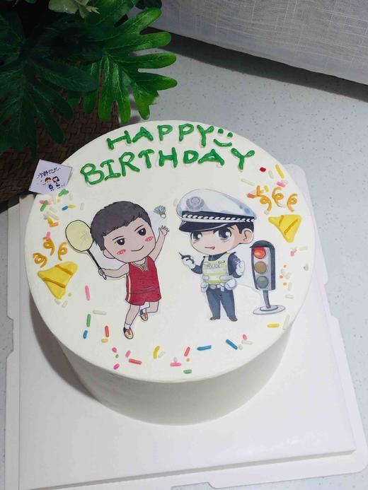 糯米打印警察羽毛球员 下单前请仔细阅读商品详情 商品图0