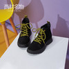 西村名物2020冬季新款短靴女厚底老爹时装靴马丁靴T29DS40151 商品缩略图3
