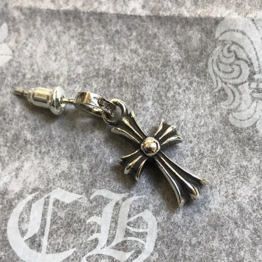 克罗心双面耳饰，一面带钻，一面光版 商品图7