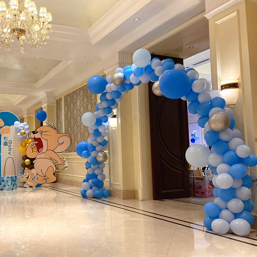 杰瑞鼠宝宝主题小朋友儿童生日宝宝宴气球布置套餐满月酒求婚告白生日布置派对气球节日布置酒店包厢布置套餐浪漫惊喜上门 商品图1
