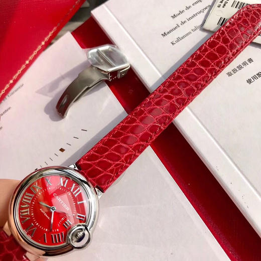 渠道货 原装瑞士机！仅有少量！卡地亚机械款蓝气球系列中号女款，33mm表盘，请区别这是机械的机械的机械的！ 商品图7