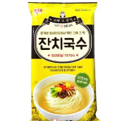 泉牌即食喜庆面샘표잔치국수1인분113g