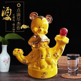 冠群芳生肖鼠浓香型52度1.5L单瓶