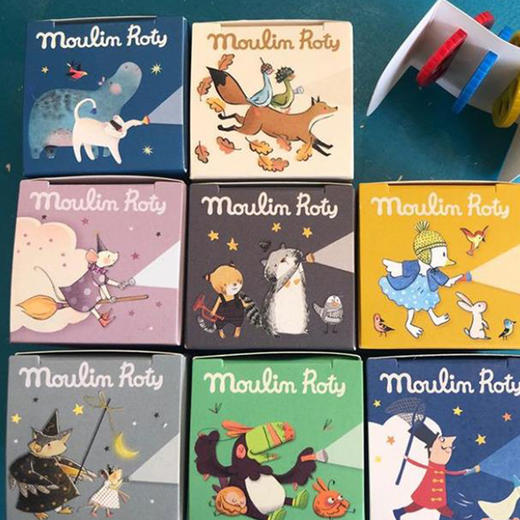 法国moulinroty投影仪手电筒补充影片3片装 商品图1