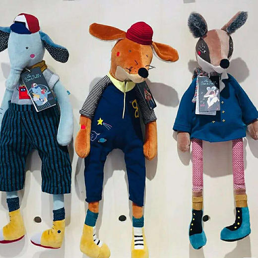 法国moulinroty摇滚乐系列玩偶 商品图4