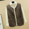 DS-6601新款仿羊羔毛皮毛一体背心马甲外套 商品缩略图3