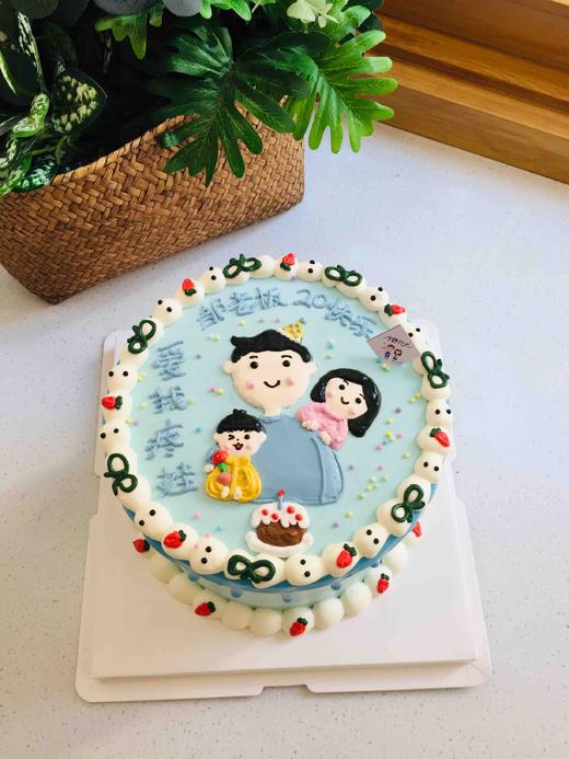 手绘一家三口 下单前请仔细阅读商品详情 商品图1