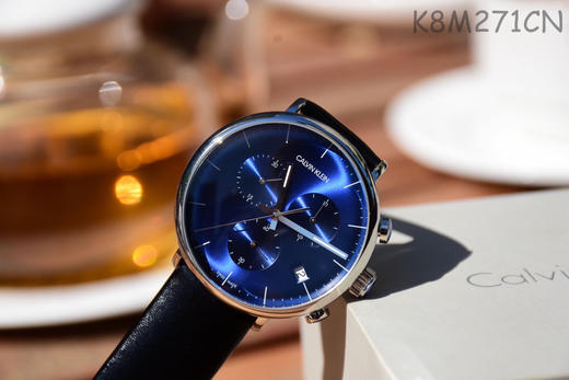 原单CK Calvin Klein/卡尔文·克莱恩石英计时男表 K8M271CN
表壳：316L精钢
表镜：矿物质强化玻璃 商品图4