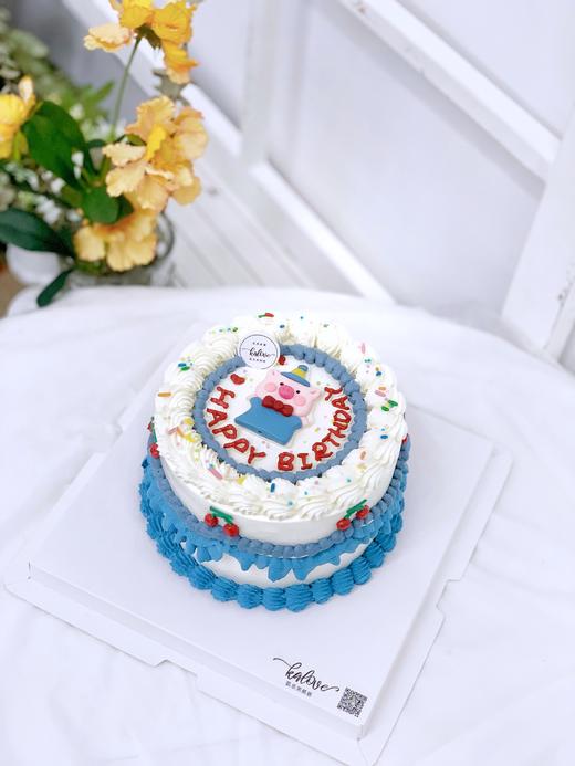 奶油复古可爱小猪蛋糕 商品图0