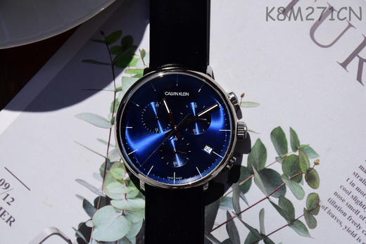 原单CK Calvin Klein/卡尔文·克莱恩石英计时男表 K8M271CN
表壳：316L精钢
表镜：矿物质强化玻璃 商品图0