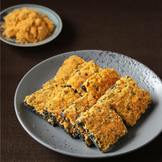 黑金锅巴500g/箱  酥脆可口 美味健康 肉松蟹黄 /蟹香蛋黄两种口味混合装 商品图8