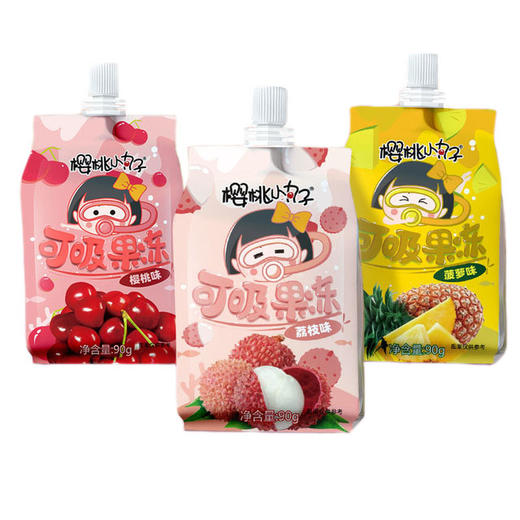 樱桃小丸子吸吸乐果冻90g 商品图0