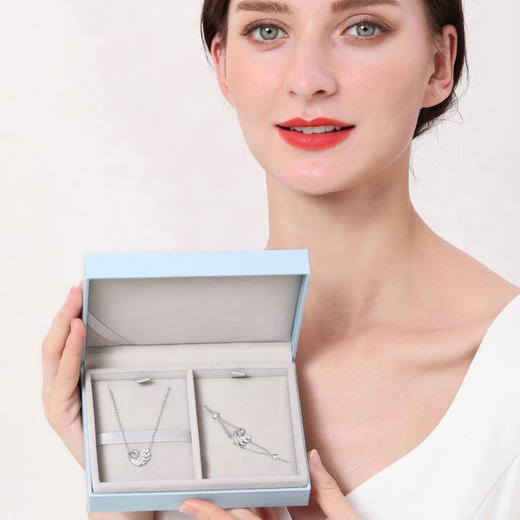 新款Awish collection星河天鹅项链手链礼盒套装 商品图3