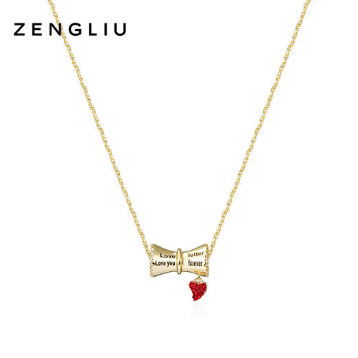 ZENGLIU设计师小蛮腰情侣项链女925纯银一对男女简约锁骨链送闺蜜 商品图2