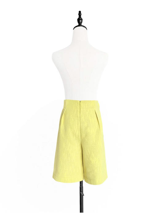 TYNVIE 立体造型大插袋短裤 -  柠檬黄 商品图2