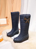 上海旗袍厂MJM-101B    冬季新款纯色厚底太空棉羽绒雪地靴松糕底个性时尚水钻蝴蝶女棉靴 商品缩略图3