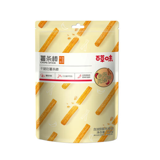 【百草味】薯条棒100gx2袋 小龙虾辣条味薯条 商品图3