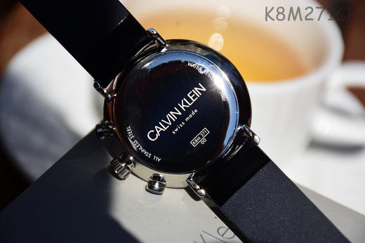 原单CK Calvin Klein/卡尔文·克莱恩石英计时男表 K8M271CN
表壳：316L精钢
表镜：矿物质强化玻璃 商品图5