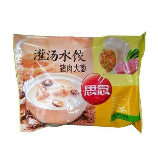 思念韭菜鸡蛋素水饺400g/猪肉大葱500g 商品图0
