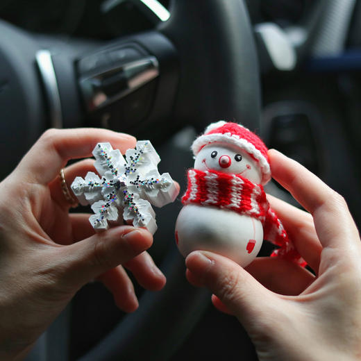 圣诞 雪人雪花香薰礼盒  送蓝风铃加香瓶 商品图0