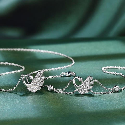 新款Awish collection星河天鹅项链手链礼盒套装 商品图4