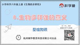 6.4.8《生物多样性的意义》基础课程