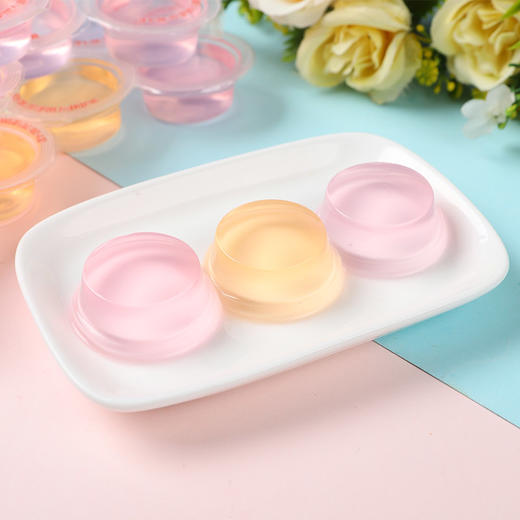 金冠q弹果冻零食布丁草莓味香橙味葡萄味樱之颜办公休闲食品小吃