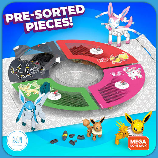 现货 美泰 宝可梦 伊布 进化套装 Pokemon Eevee 商品图1