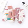 棉绒毛圈暖暖童袜 1-10岁精梳棉儿童袜秋冬保暖（5双） 商品缩略图3