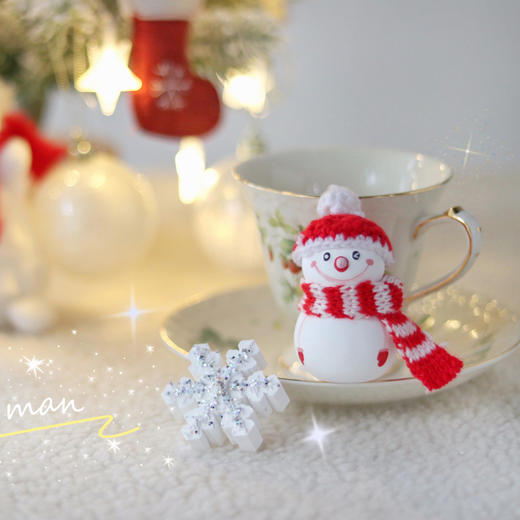 圣诞 雪人雪花香薰礼盒  送蓝风铃加香瓶 商品图4