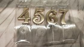 金色数字蜡烛3元/个，和蛋糕下单，单拍不发货！