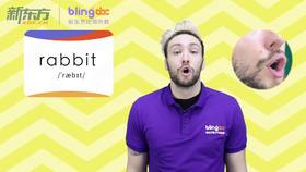 三年级人教版必学单词标准发音课--unit4-13--【rabbit】