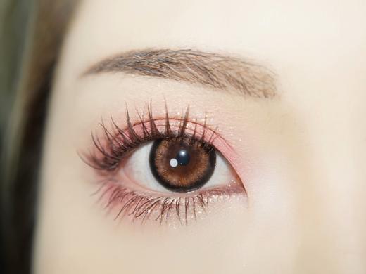 橘彩星光-蜜桃粉棕（硅水凝胶）约14.5mm【年抛】0度缺货 商品图1