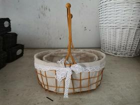 铁艺提手篮椭圆b