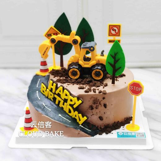 【工程车场景蛋糕】 商品图0