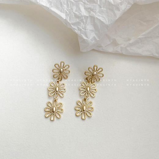 搭配利器丨轮廓花瓣耳环高级感耳饰#PA2160 商品图5