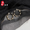 S925银针圆环星星锆石耳钉 商品缩略图2